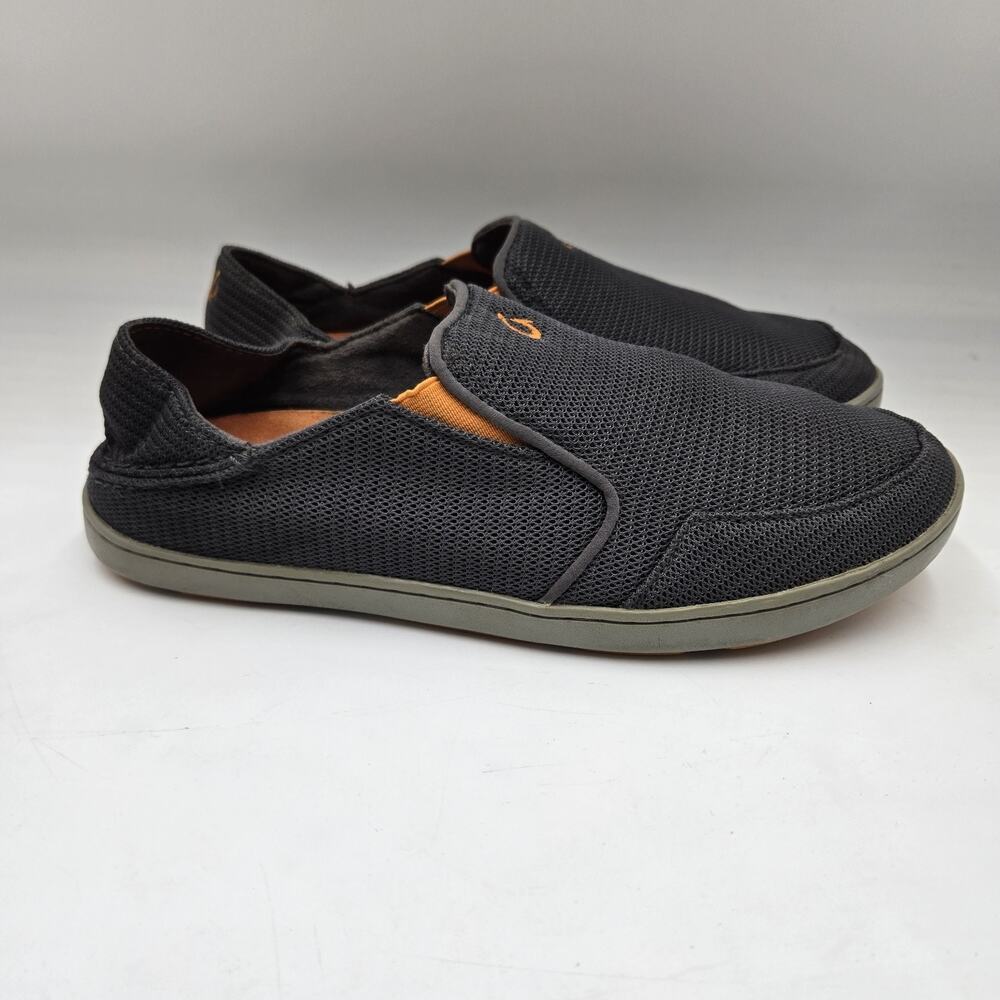 Olukai Nohea Mesh Mens Gray Slip On Shoes Causal Loafers Sneakers Size 8 US
